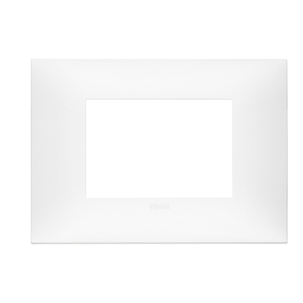 PLACA NEVE 3MOD TECNOPOLIMERO BLANCO MATE