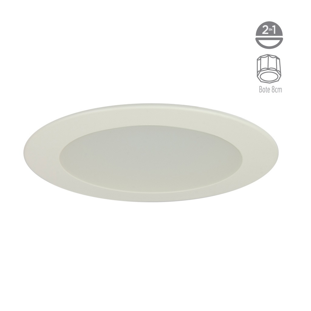 LUM INT EMP TECHO LED 9W 120-240V 27-65K BCO NOVA SMART