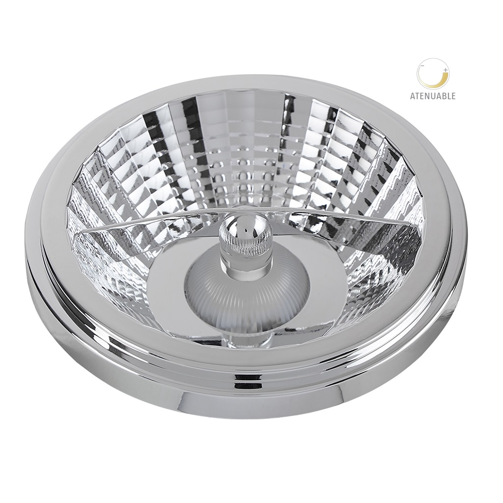 LAMP LED AR111 G53 15W 100-127V 40K CROMO ATEN TECNOLITE