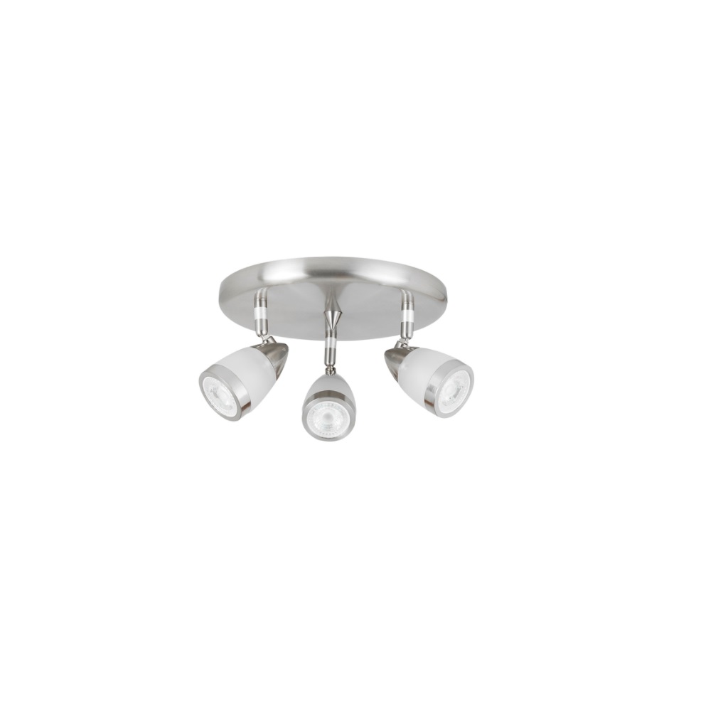 LUM INT SOB GU10X3 100-240/12V S/LAMP SATIN BEJAR I