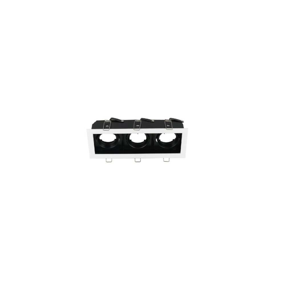 LUM INT EMP TECHO GX5.3/GU10X3 100-240V S/LAMPS BCO TECNOLI