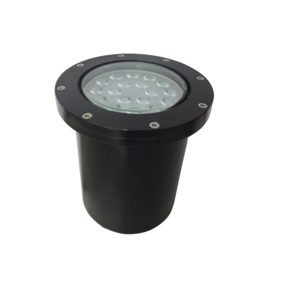 LUM EXT/EMP PISO LED 18W 100-240V 30K NGO CUENCA V TECNO