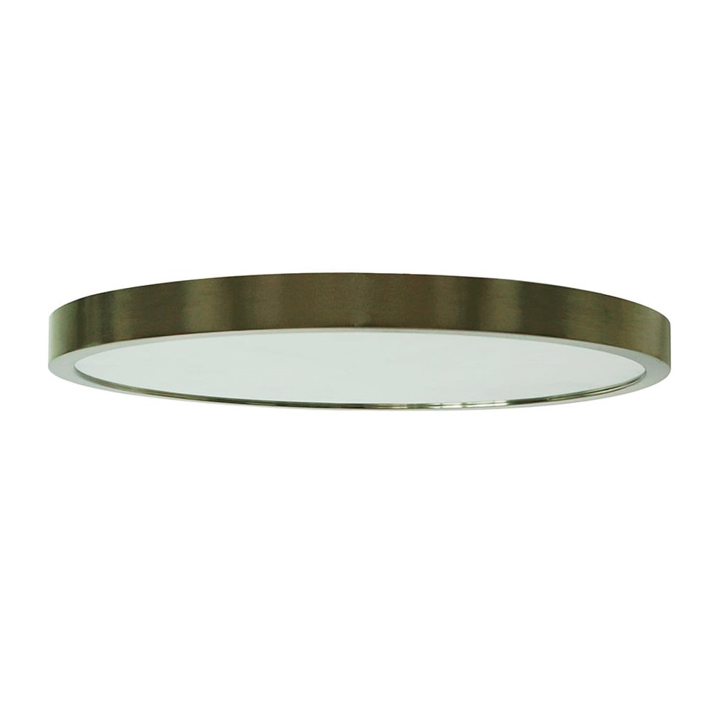 LUM INT SOB LED 21W 127V 30/40/65K NIQUEL SATIN MARFIK