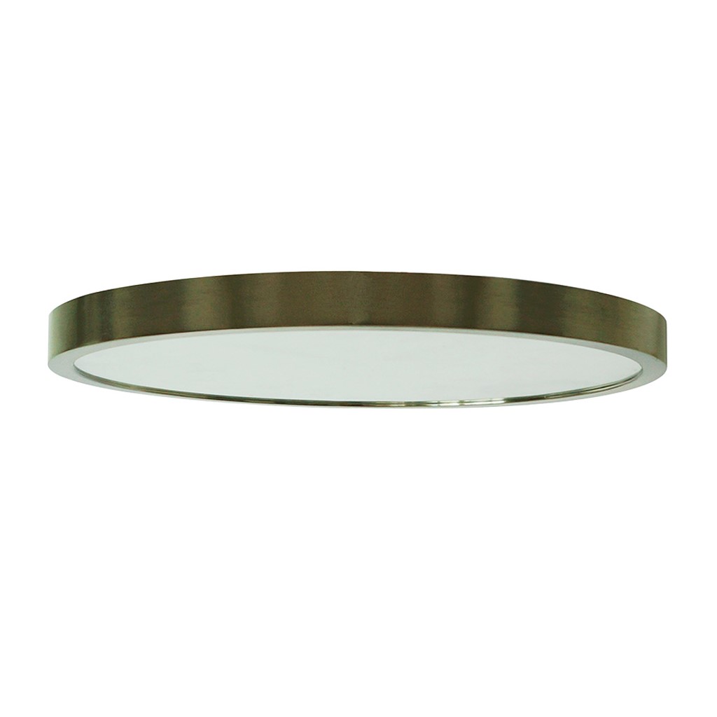 LUM INT SOB LED 21W 127V 30/40/65K NIQUEL SATIN MARFIK