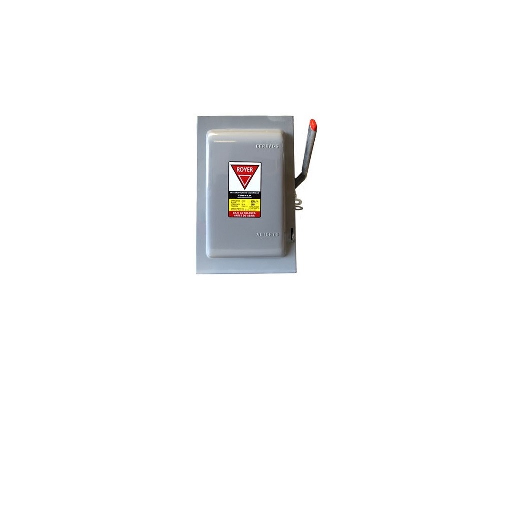 INT SEGURIDAD 2X60A 250V ROYER