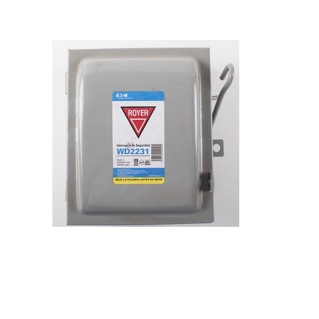 INT SEGURIDAD 3X30A 250V ROYER
