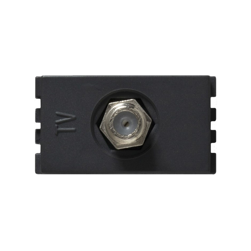 TOMA TV COAXIAL GRAFITO SIMON