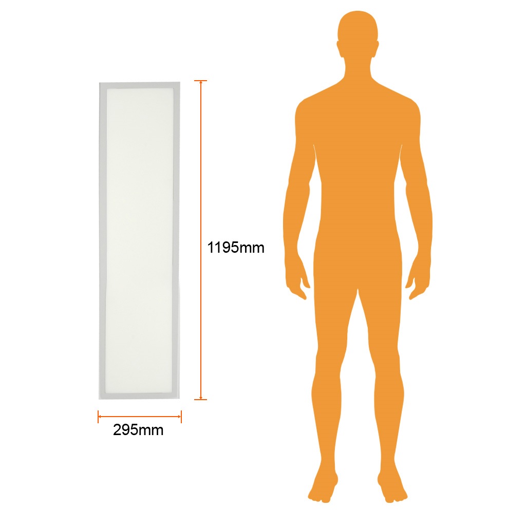 LUM INT EMP/SUSP PANEL LED 40W 120-240V 27-65K BCO DOMUS II