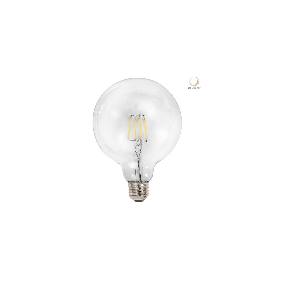 LAMP LED FILAMENTO G125 E27 4.5W 127V 27K ATEN TECNOLITE