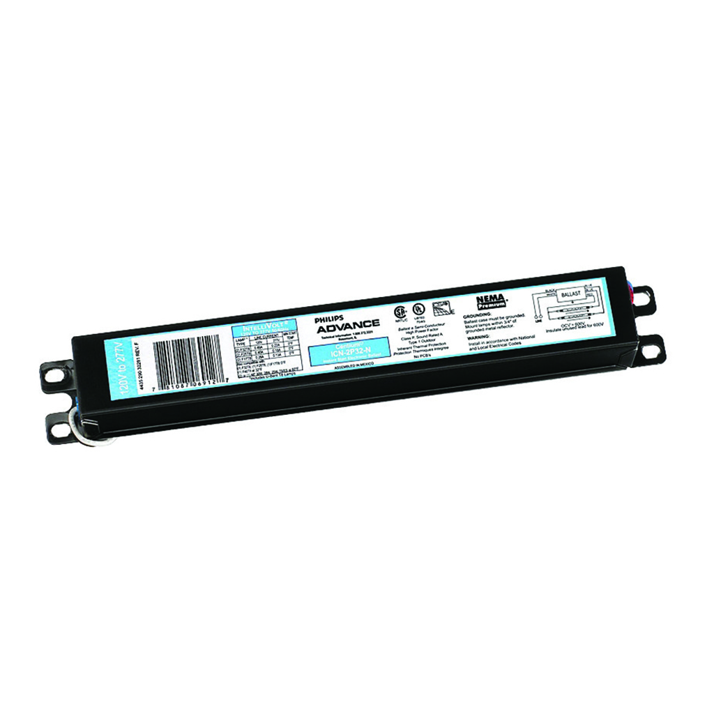 BAL ELEC 4X32W 120-277V INSTANTANEO P/T8 PHILIPS