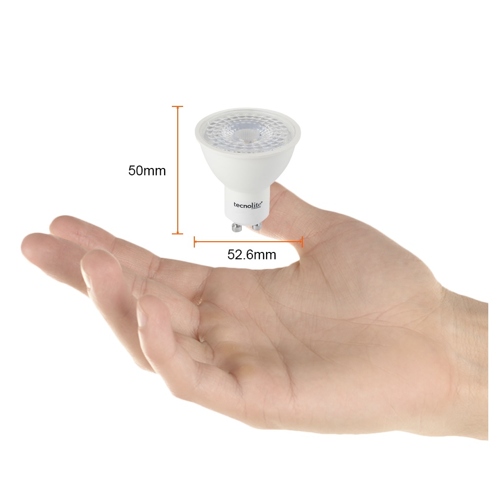 LAMP LED GU10 5W 100-127V 27-65K ATEN BCO SMART
