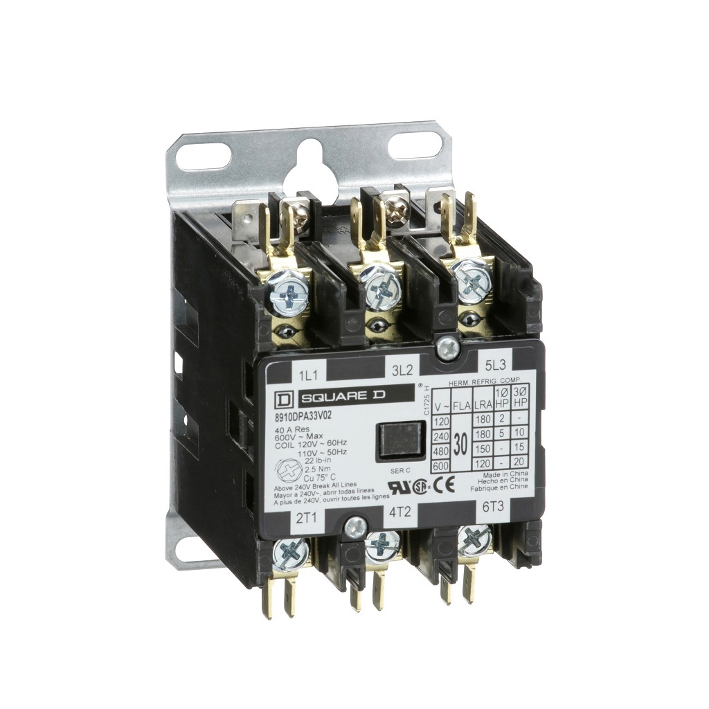 CONTACTOR P/DEFINIDO S/GAB 3P 600V 40A DPA