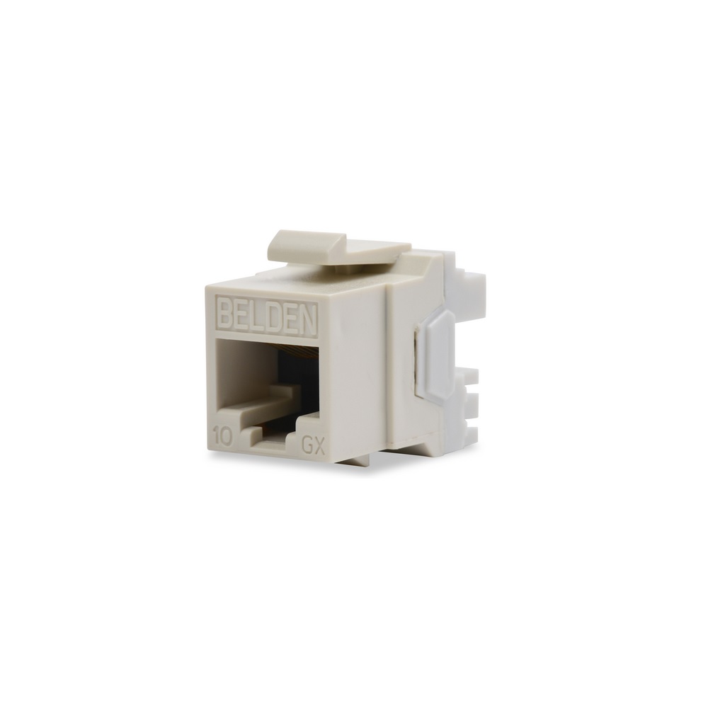 JACK RJ45 CAT6A UTP 10GX KEYCONNECT NEGRO P/PANEL VACIO