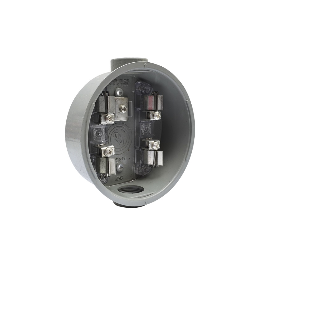 BASE DE MEDICION 1 FASE 4 MORDAZAS 100A WATT BW-4T LIGERA