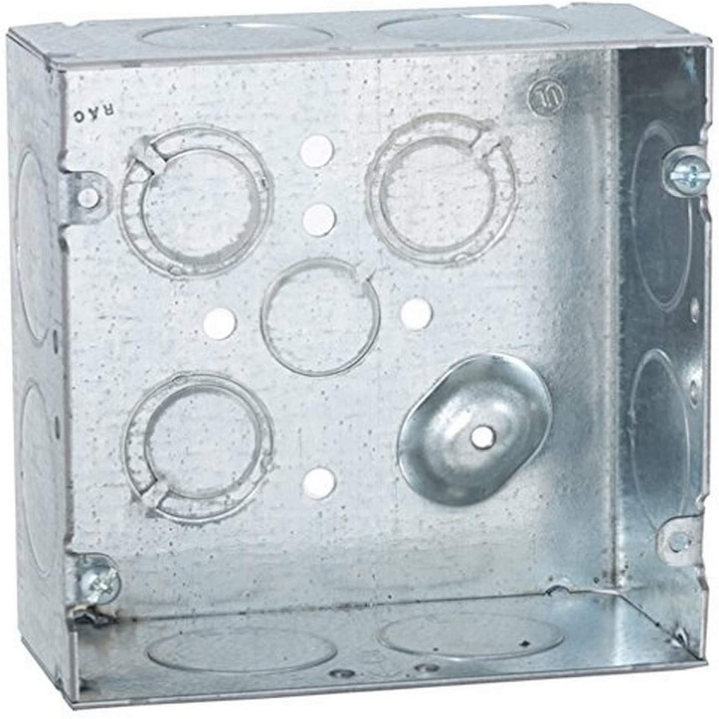 CAJA CUAD 411/16 KO:6-1 1/4 +3-1/2Y2-3/4