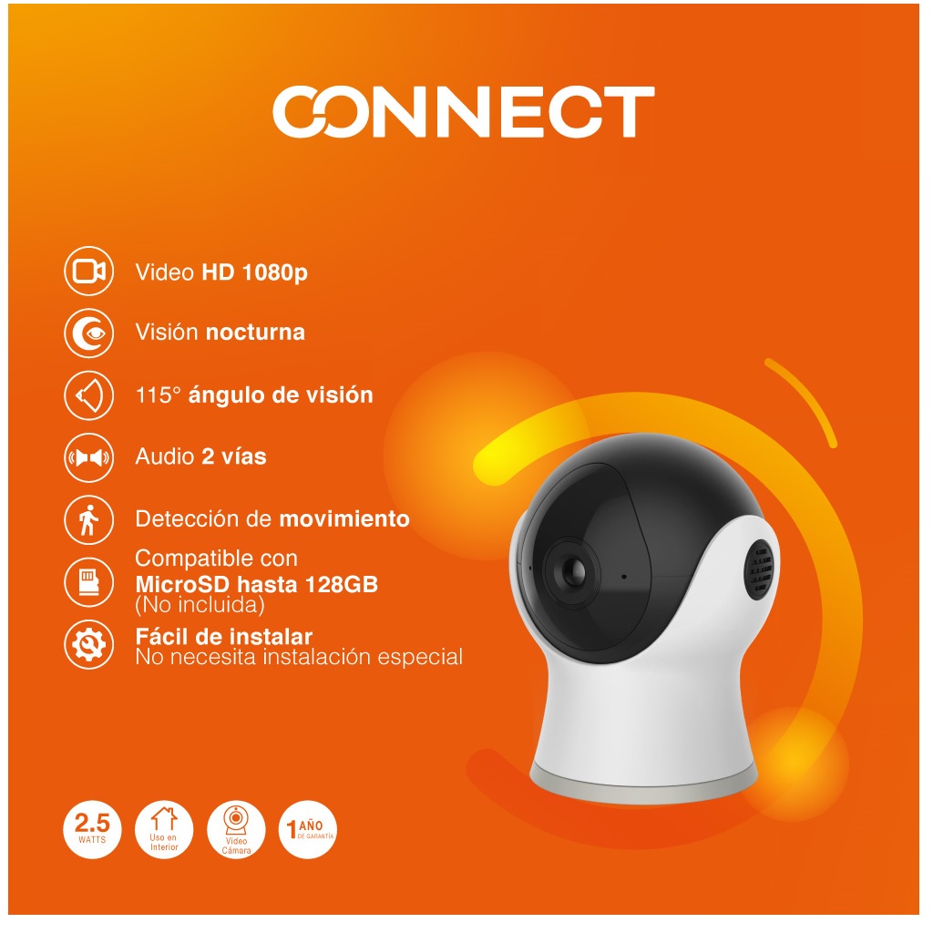 CAMARA MINI WIFI 1080P 5V  VIEWER