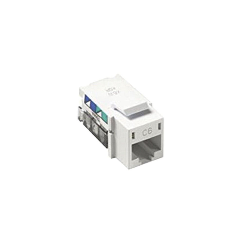 CONECTOR RJ45 COLOR BLANCO CAT6