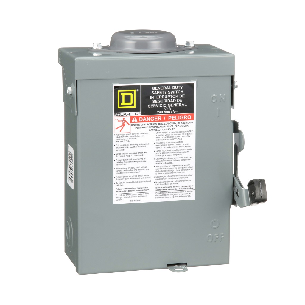INTERRUPTOR SEG 2P 30A 240V NEMA 3R AR