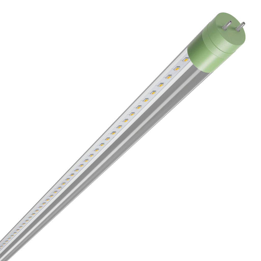 Lámpara lineal LED T5 de acrílico transparente y aluminio de 8W  (T5SMD8TR/LD) – Lummi