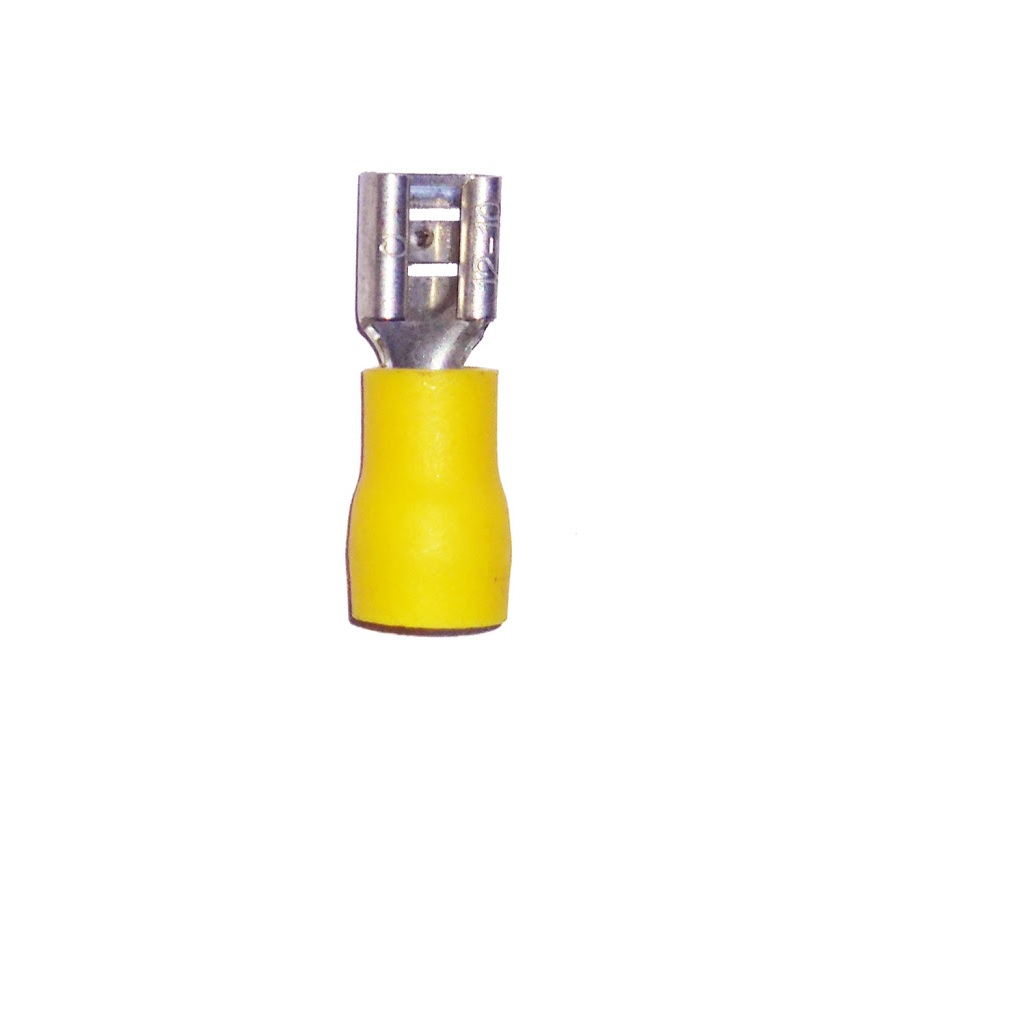 TERM PLANA HEMBRA 12-10 AWG AMAR 1/4PG KOBAN