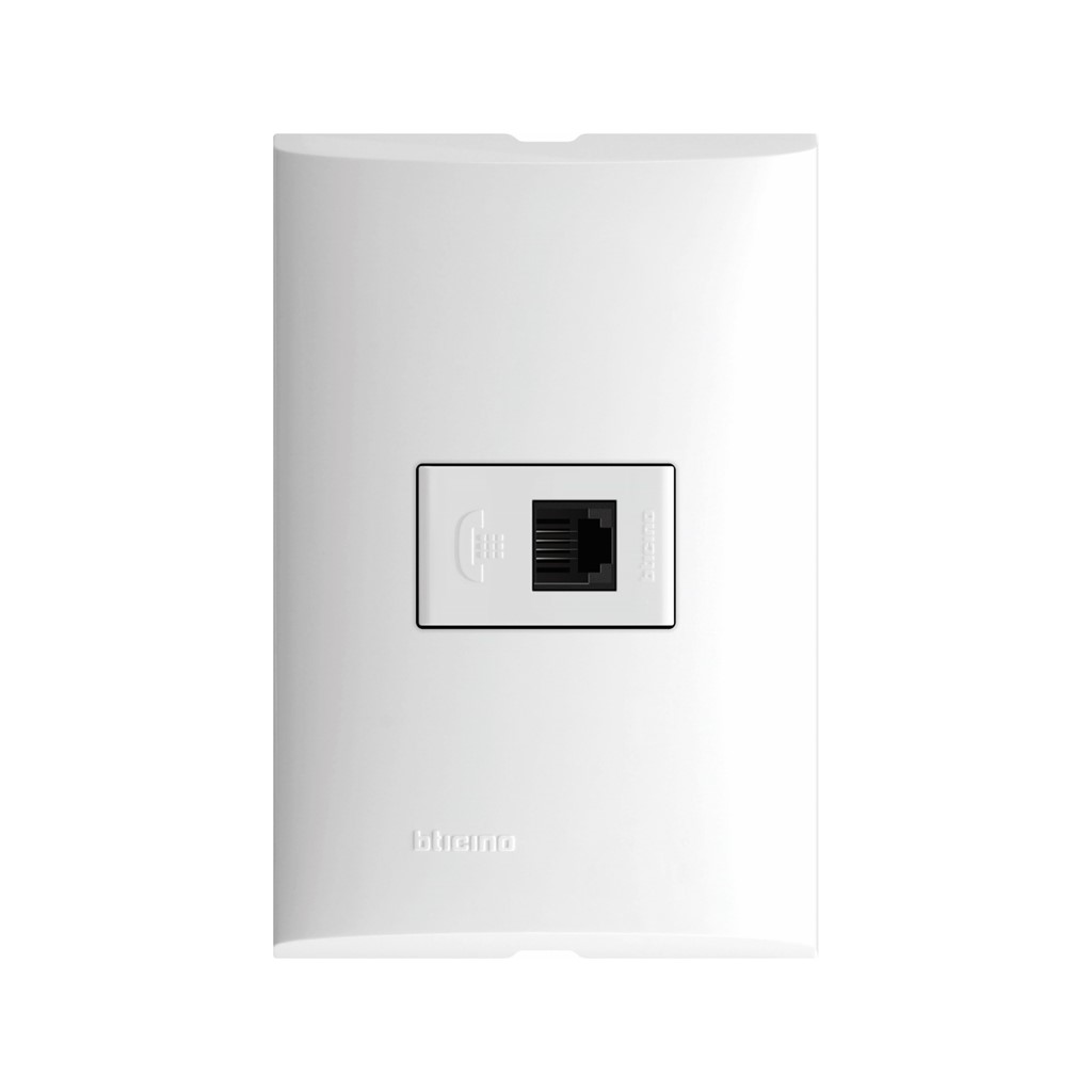 PLACA CON TOMA DE TELEFONO RJ11 4 HILOS FORZA
