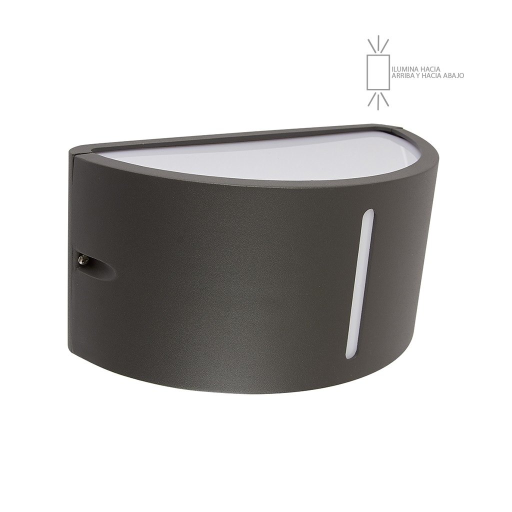 LUM EXT/ARB MURO 15W 100-240V 30K S/LAMP RAUCH TECNO