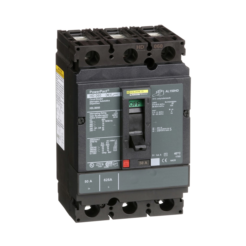 ITM 600VCA 18 KACI-480VCA HDL 3P 50A AR