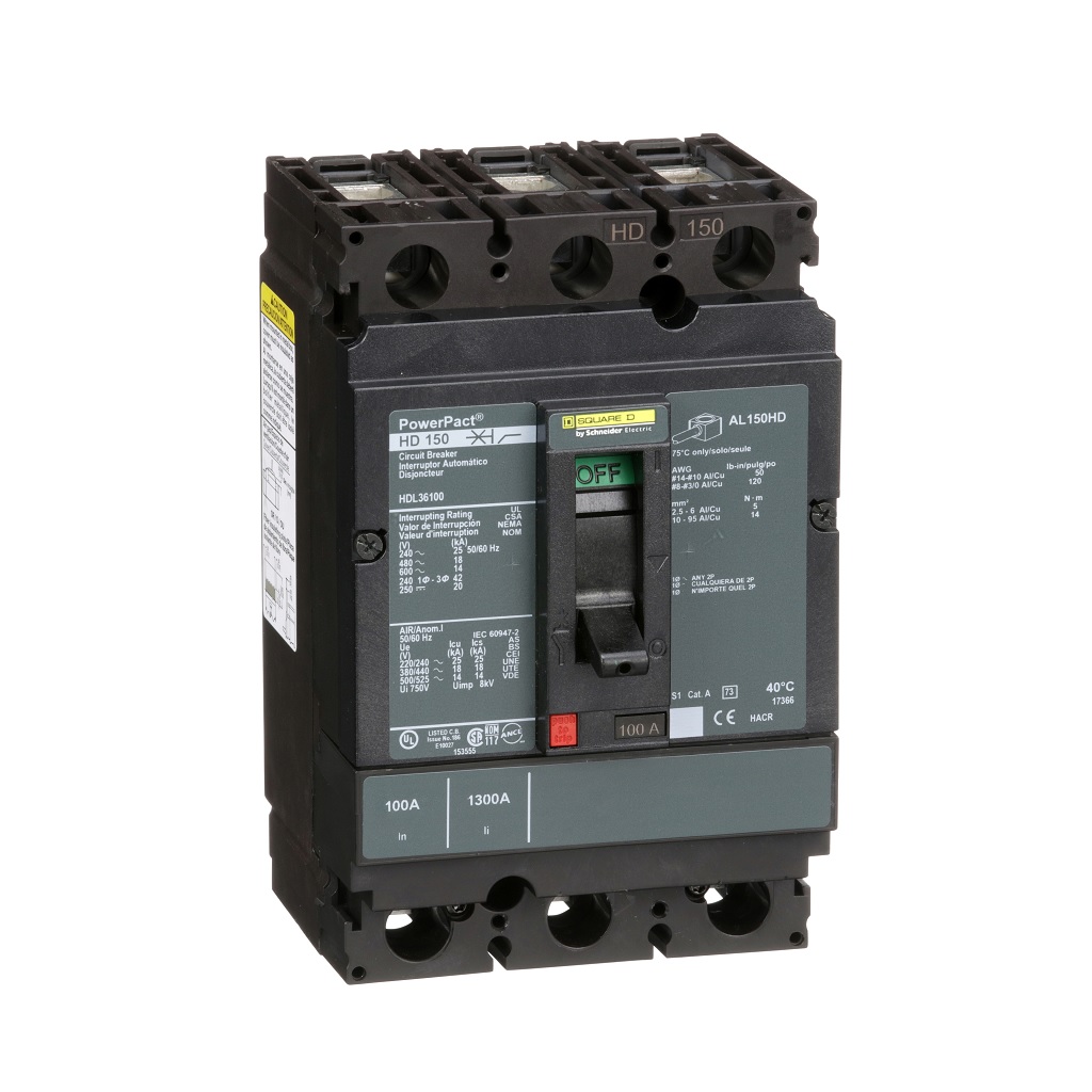 ITM 600VCA 18 KACI-480VCA HDL 3P 100A AR