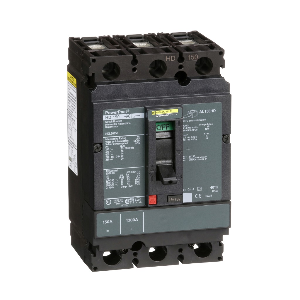 ITM 600VCA 18 KACI-480VCA HDL 3P 150A AR