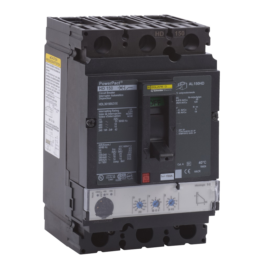 ITM MICROLOGIC 18 KACI-480V HDL 3P 150A 3.2