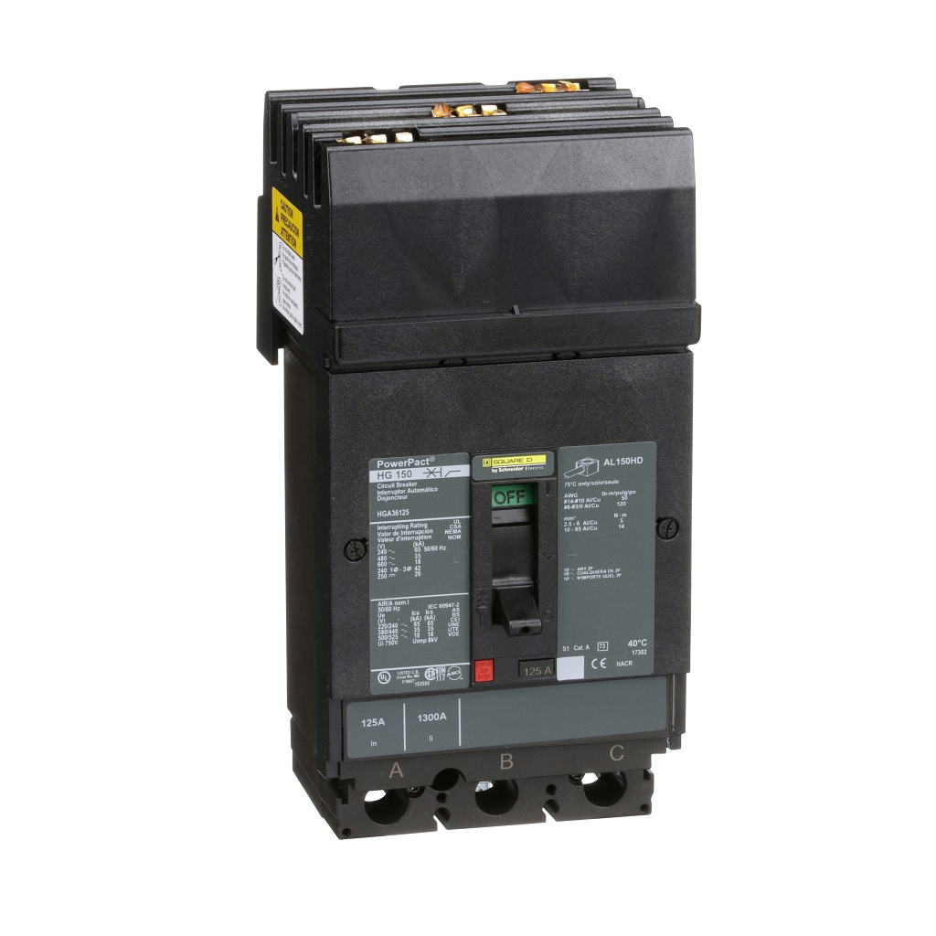 ITM 600VCA 35 KACI-480VCA HGA 3P 125A AR