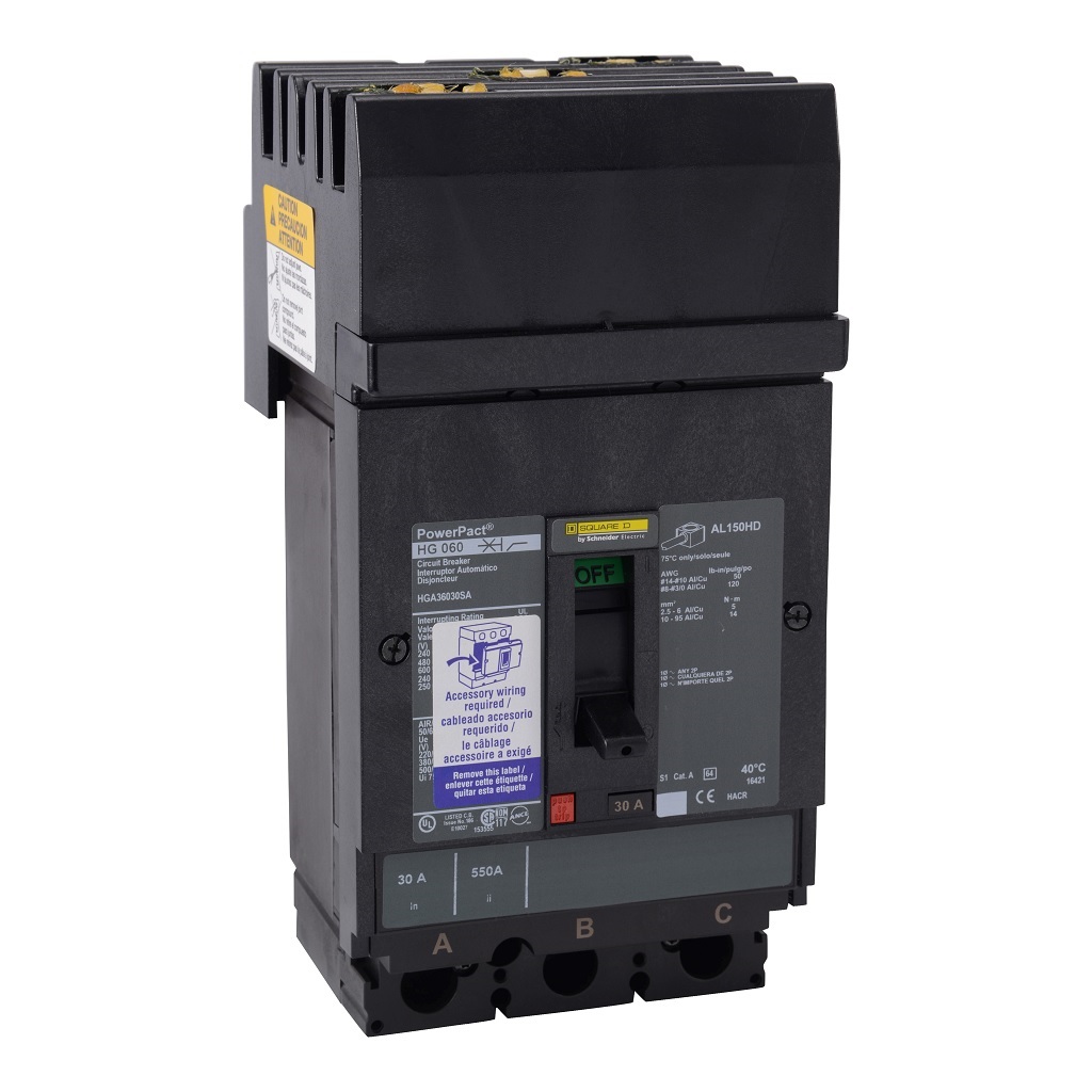 ITM 600VCA 35 KACI-480VCA HGA 3P 150A AR