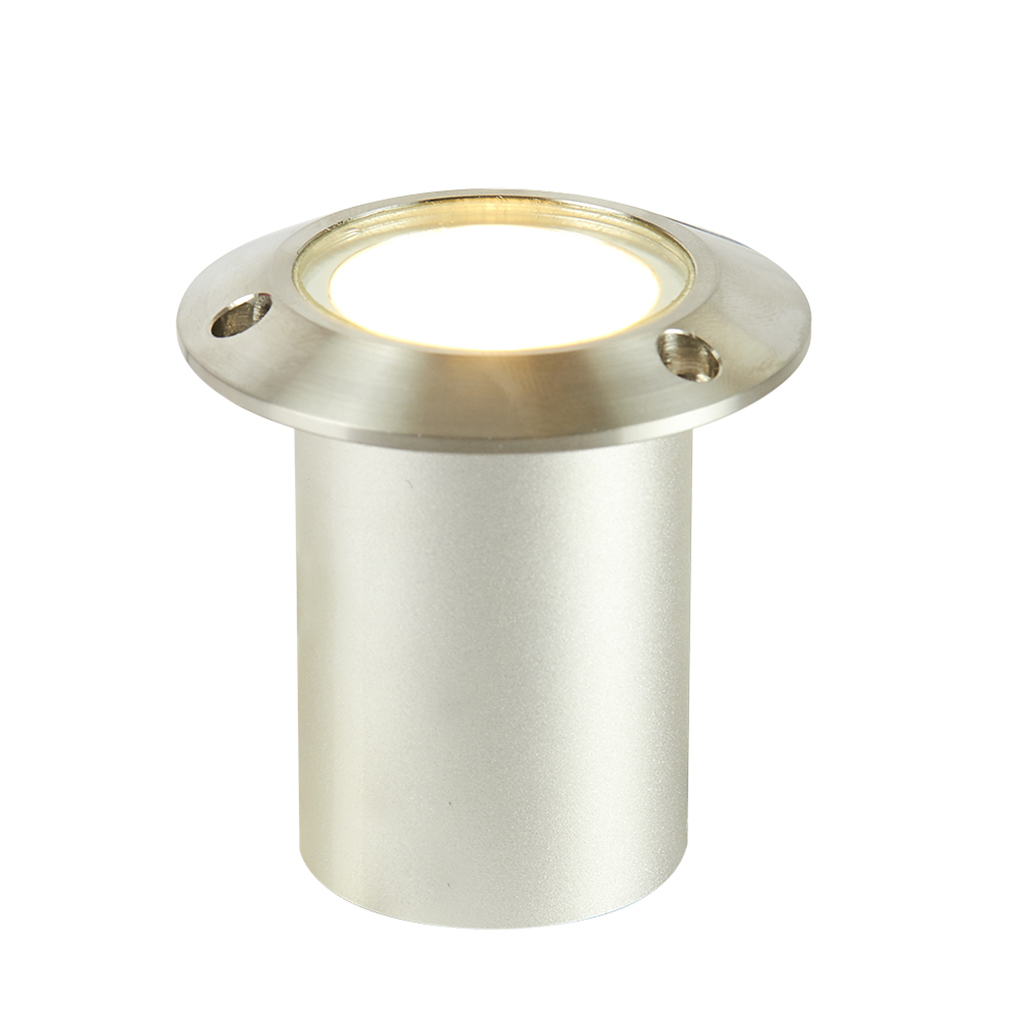 LUM EXT/EMP PISO LED 5W 100-240V 30K SATIN ADANA TECNO