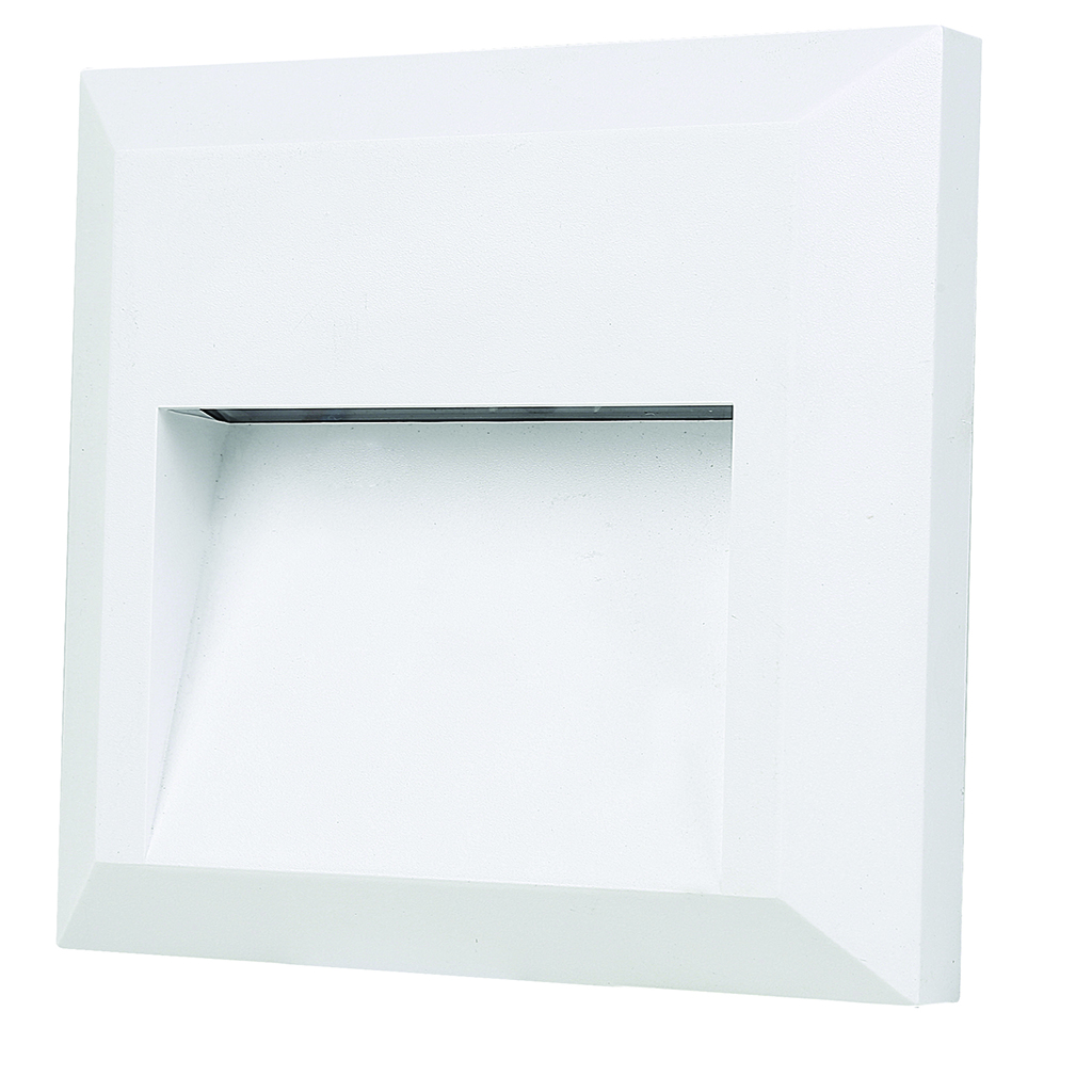 LUM EXT/ARB MURO LED 1W 100-127V 40K BCO ASHAN I TECNO