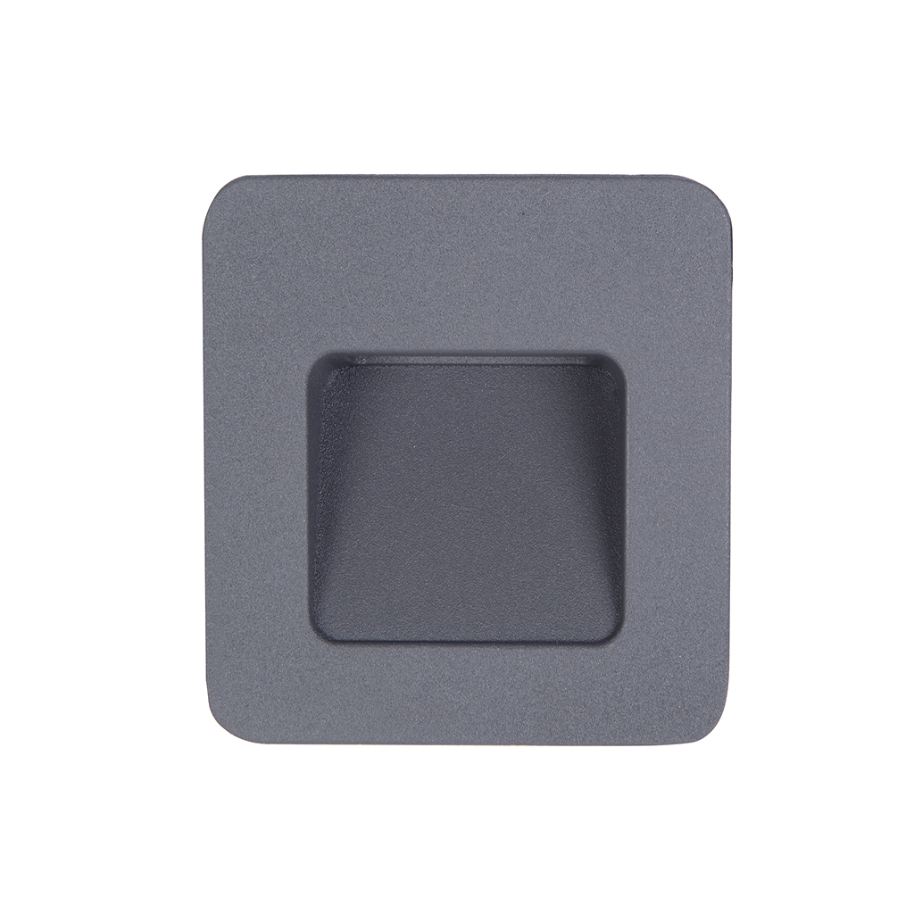 LUM EXT/EMP MURO LED 2W 100-127V 30K GRIS BHARANI TECNO