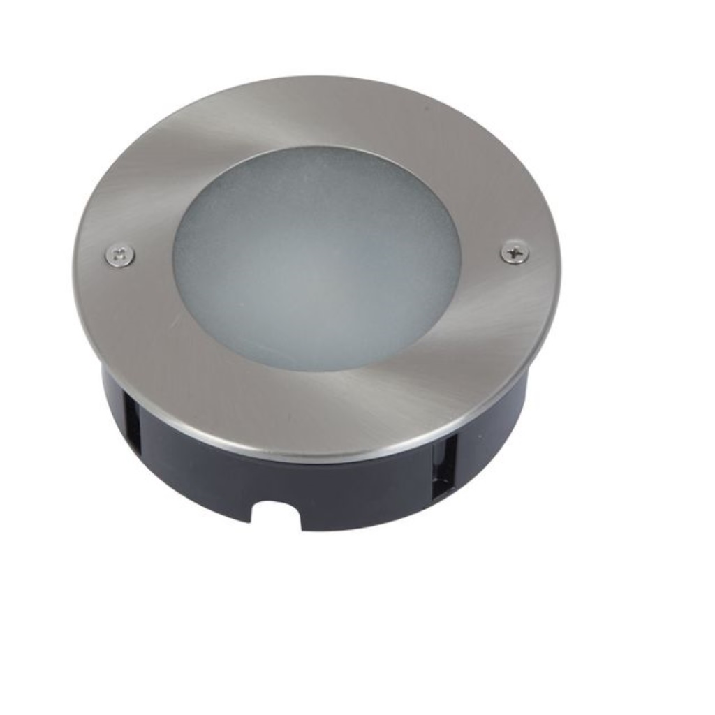 LUM EXT/EMP PISO LED 9W 127V 30K SATIN RUTA TECNO