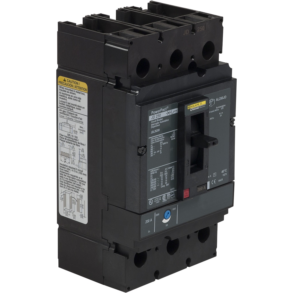 ITM 600VCA 18 KACI-480VCA JDL 2P 200A