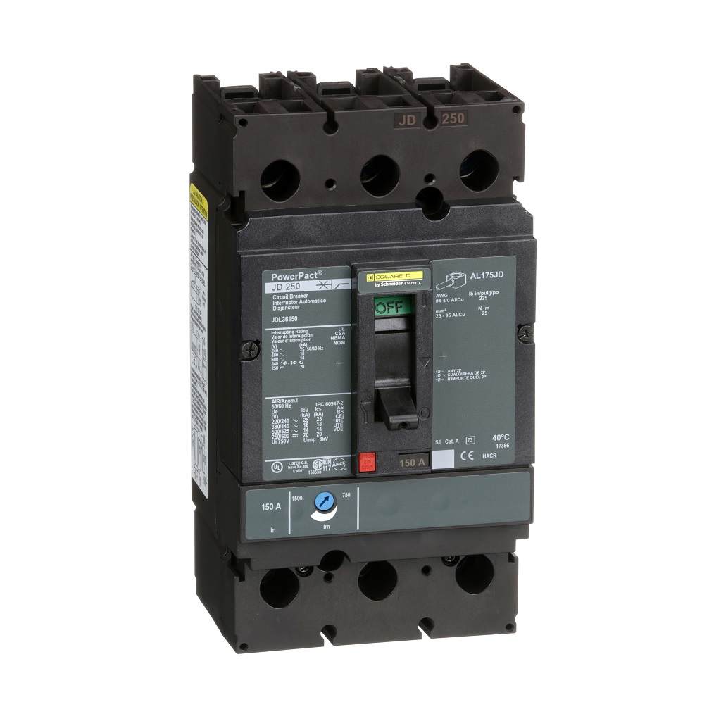 ITM 600VCA 18 KACI-480VCA JDL 3P 150A AR