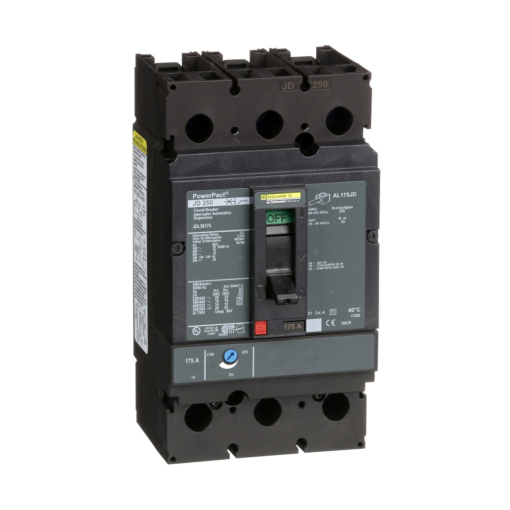 ITM 600VCA 18 KACI-480VCA JDL 3P 175A AR