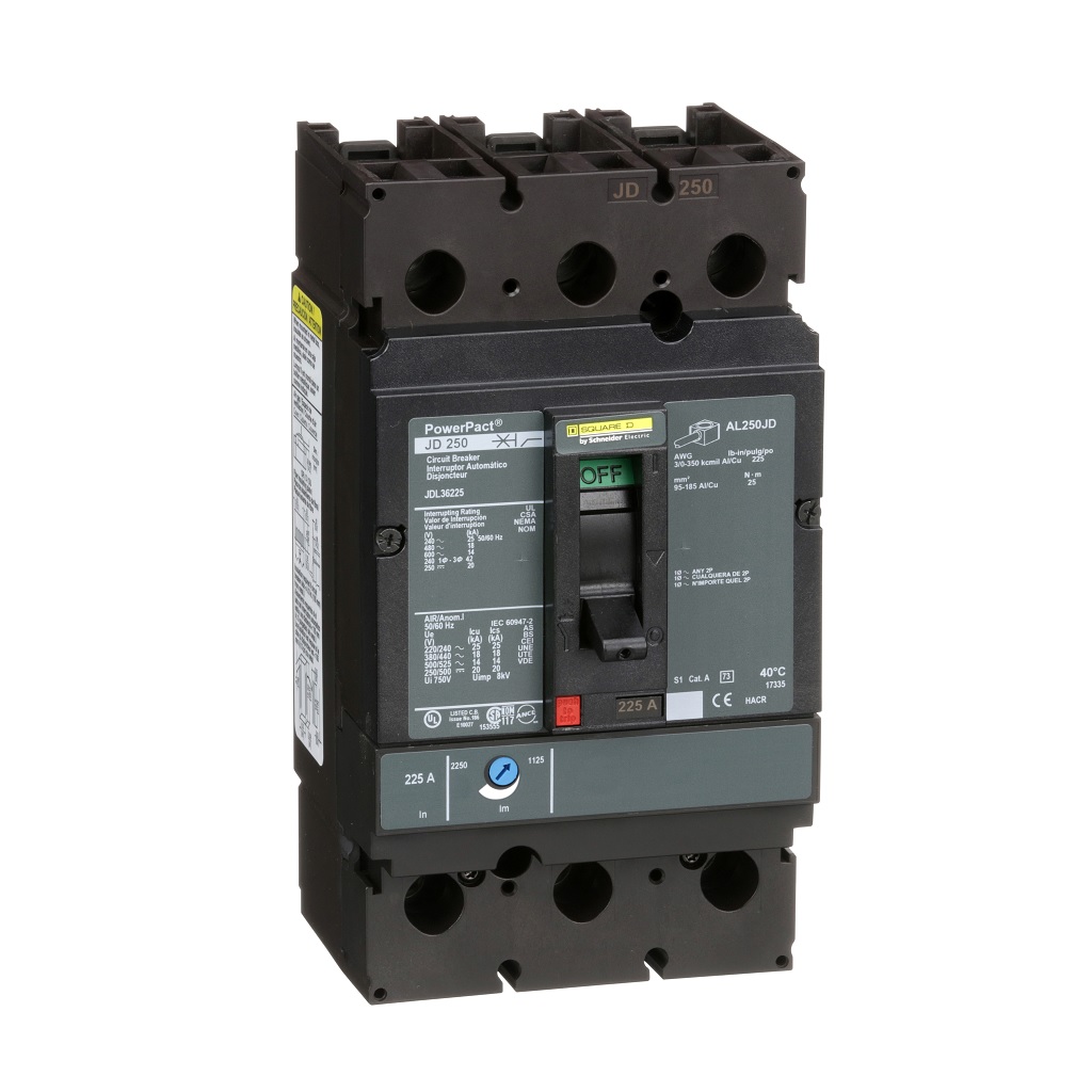 ITM 600VCA 18 KACI-480VCA JDL 3P 225A AR