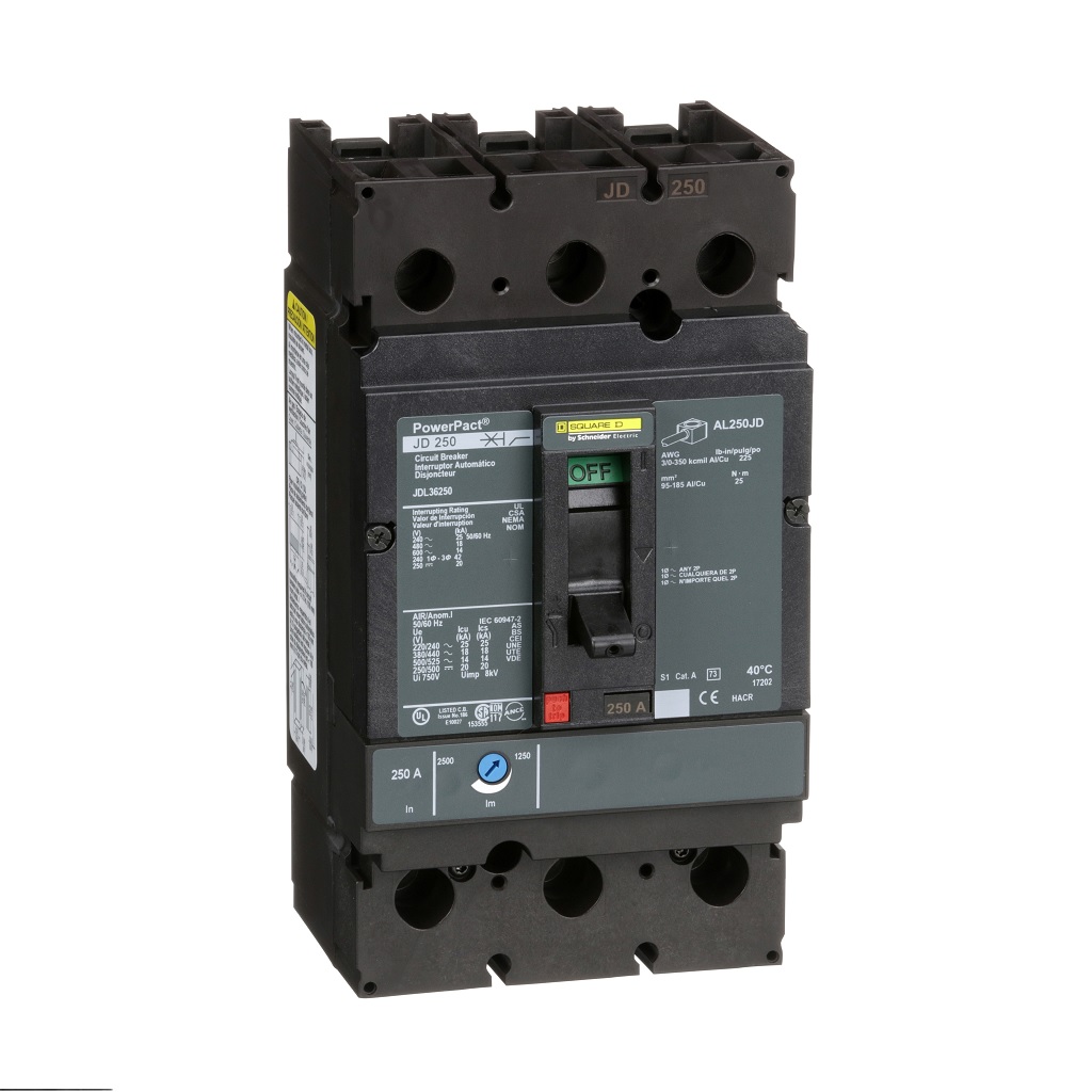 ITM 600VCA 18 KACI-480VCA JDL 3P 250A AR