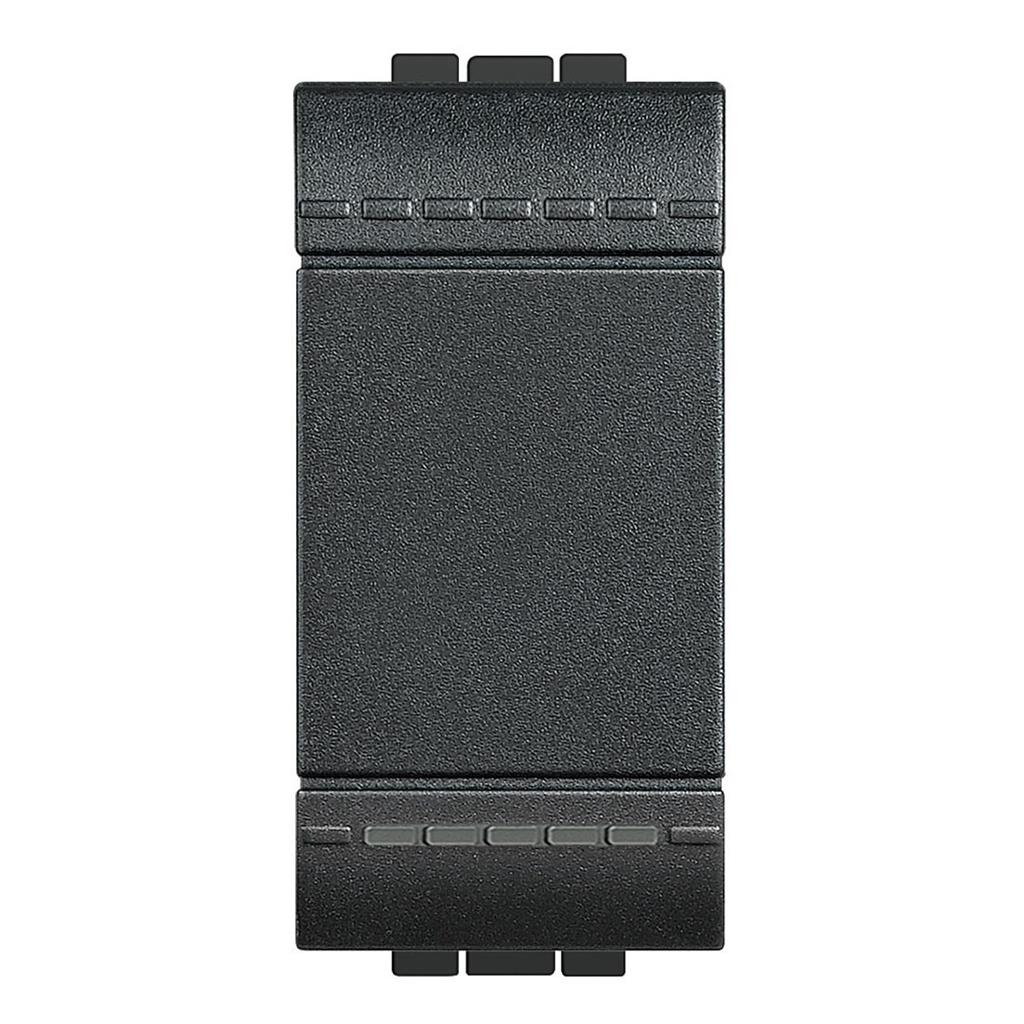 INTERRUPTOR TRES VIAS 1 MODULO NEGRO