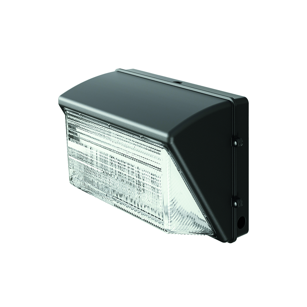 LUM WALLPACK LED 90W 100-305V 60K 9900LM IP65 GRIS ACERO