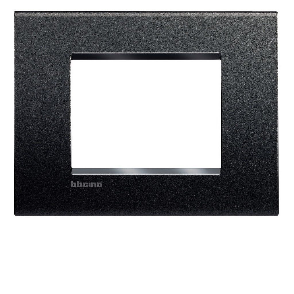 PLACA RECTANGULAR COLOR NEGRO ANTRACITA 3 MOD