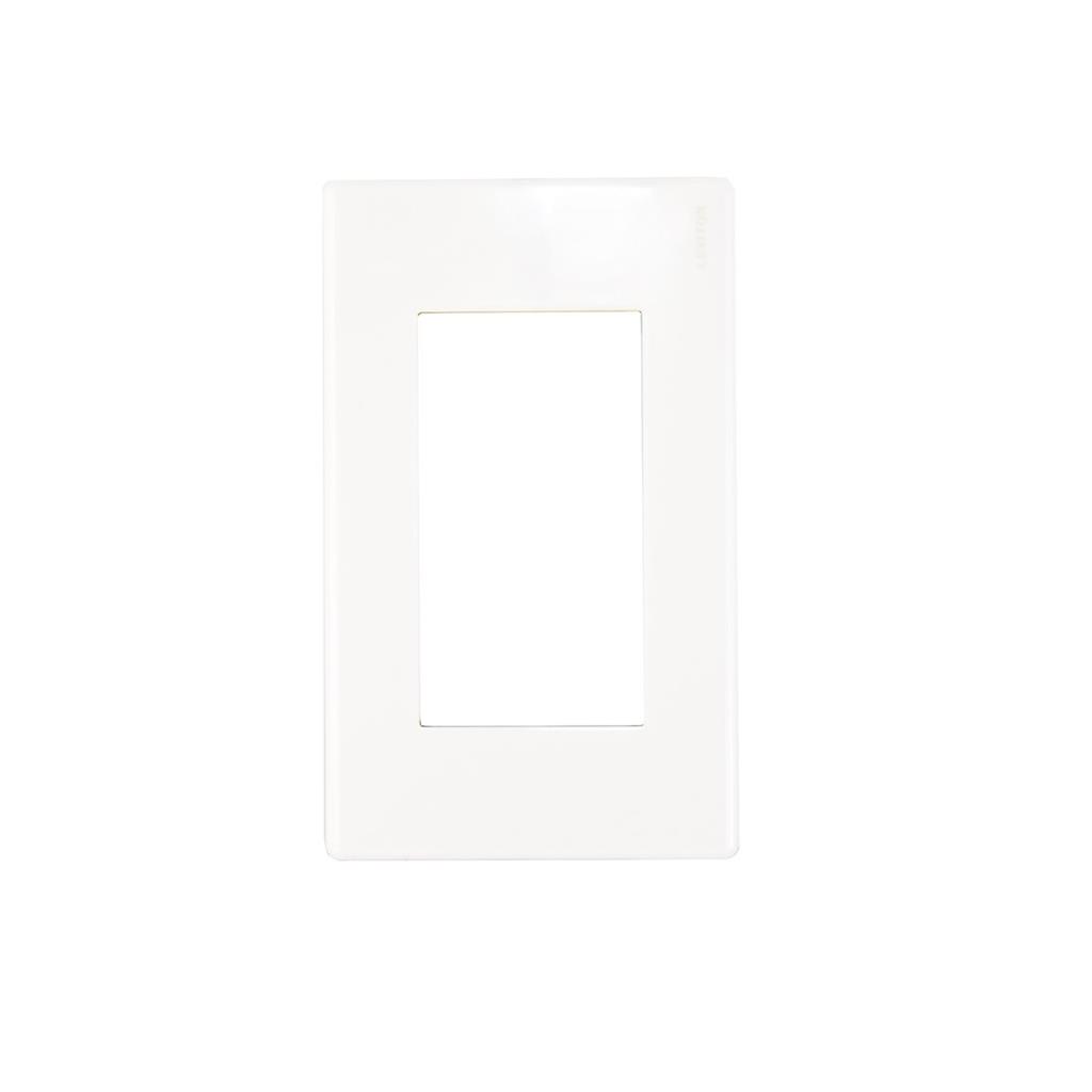 PLACA 3MOD 1/3 BLANCO PLASTICA STALO