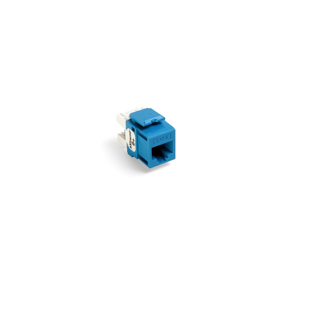 JACK MODULAR QUICKPORT CAT6 AZUL