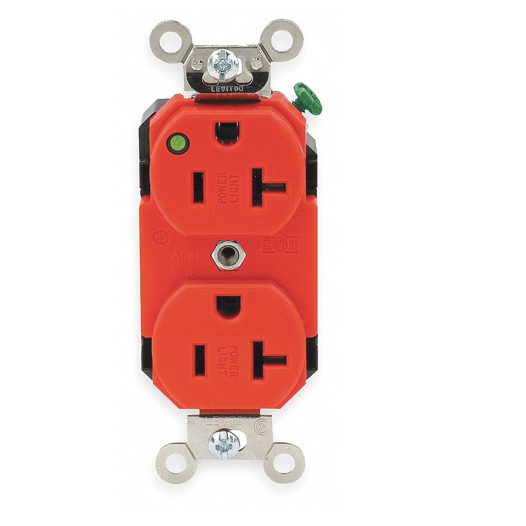 CONTACTO DPX G/HOSP 20AMP 127V ROJO