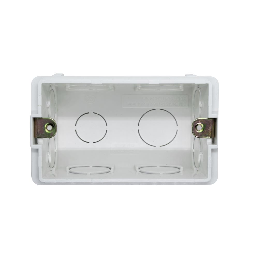 CAJA PLASTICA PARA PLACAS 3 MODULOS 1/3
