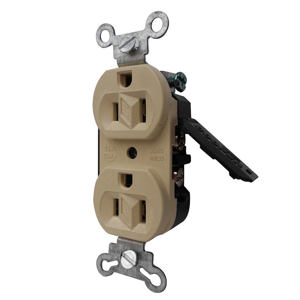 RECEPTACULO DUPLEX+T BLANCO 15A