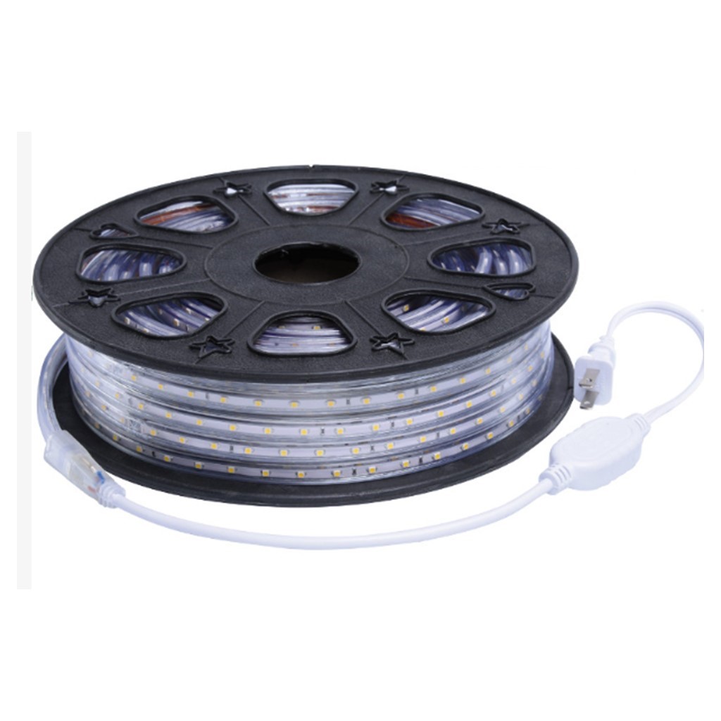 MANGUERA PLANA EXT LED 6W/M 127V 30K 60LEDS/M 25 M IP65